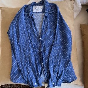 Frank & Eileen linen shirt. Size Large